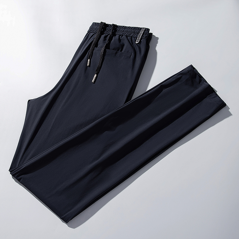 Men's Pants Summer Thin Casual Stretch Quick Dry Sports Pants Elastic Men's Straight Pants