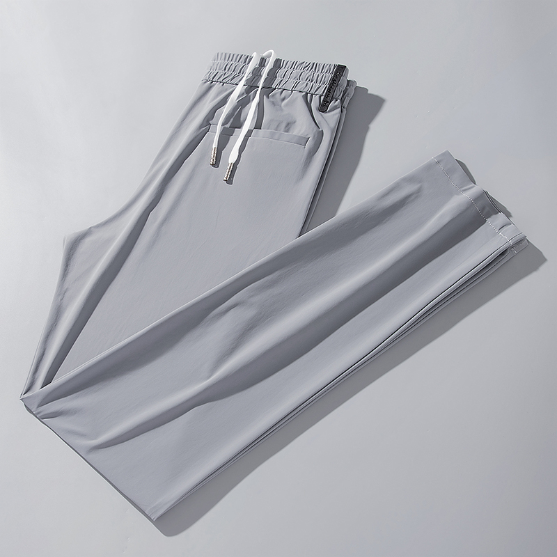 Men's Pants Summer Thin Casual Stretch Quick Dry Sports Pants Elastic Men's Straight Pants