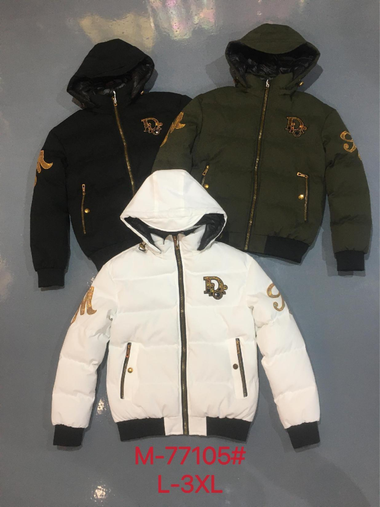 Stocks & ready to ship-Hooded Men Puffer Jacket Plus Size Insulated Bubble Coat Winter Outdoor Zipper Coat For Men.