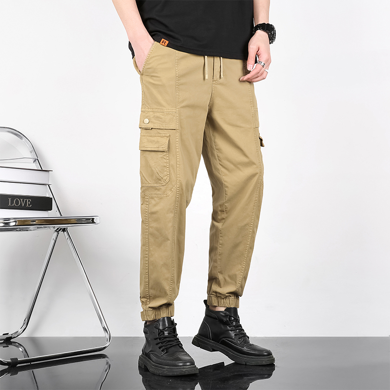 GorgeousBen Men's Autumn Chino Pantaln tctico Men Cargo Trousers Fashion Casual Outdoor Cargo Men Pants.