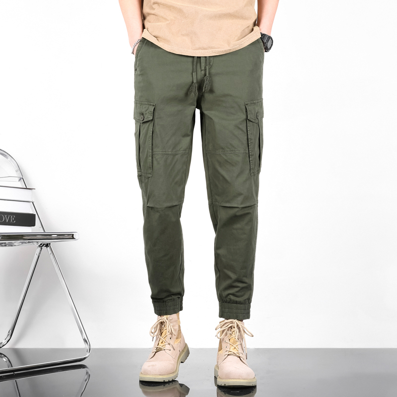 GorgeousBen Men's spring and autumn new loose casual leggings trousers men's pants wholesale harem cargo pants