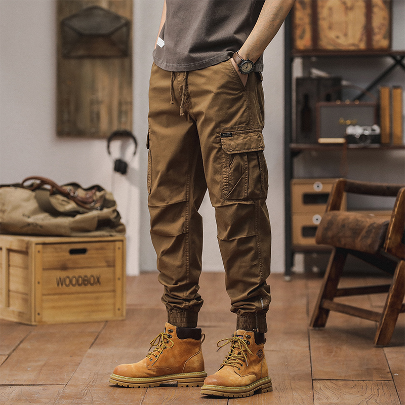 GorgeousBen Men's Best sellers men hiking baggy cargo track pants casual sport wear-proof long cargo work pants.