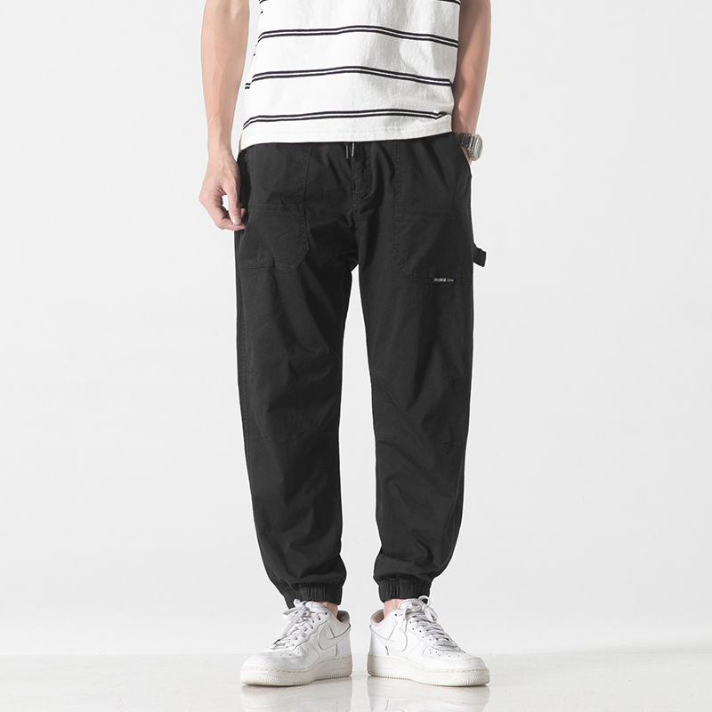 GorgeousBen Autumn/Winter Tactical Pants Stretchy multi-pocket Outdoor Cargo Straight Leg Training Pants.