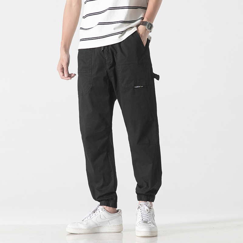 GorgeousBen Autumn/Winter Tactical Pants Stretchy multi-pocket Outdoor Cargo Straight Leg Training Pants.