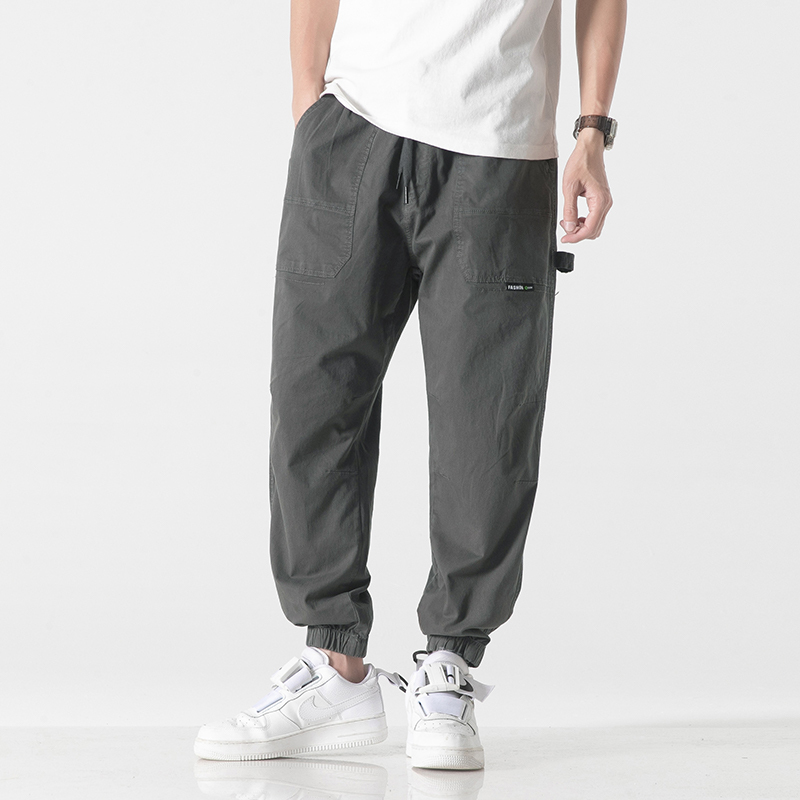 GorgeousBen Autumn/Winter Tactical Pants Stretchy multi-pocket Outdoor Cargo Straight Leg Training Pants.