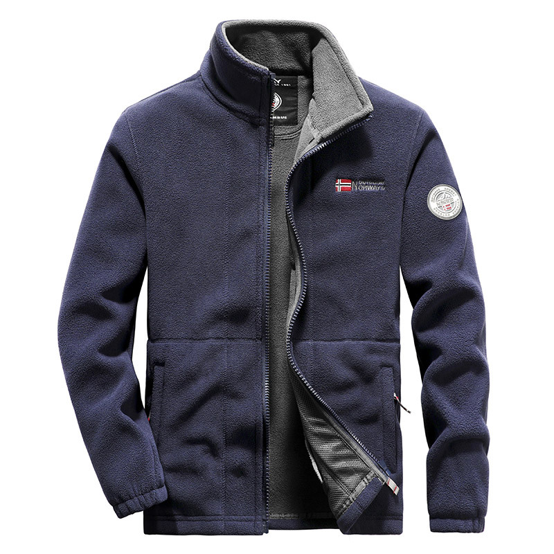 GorgeousBen 2024 Soft non-shedding fleece warm fleece Comfortable and stylish men's coat.