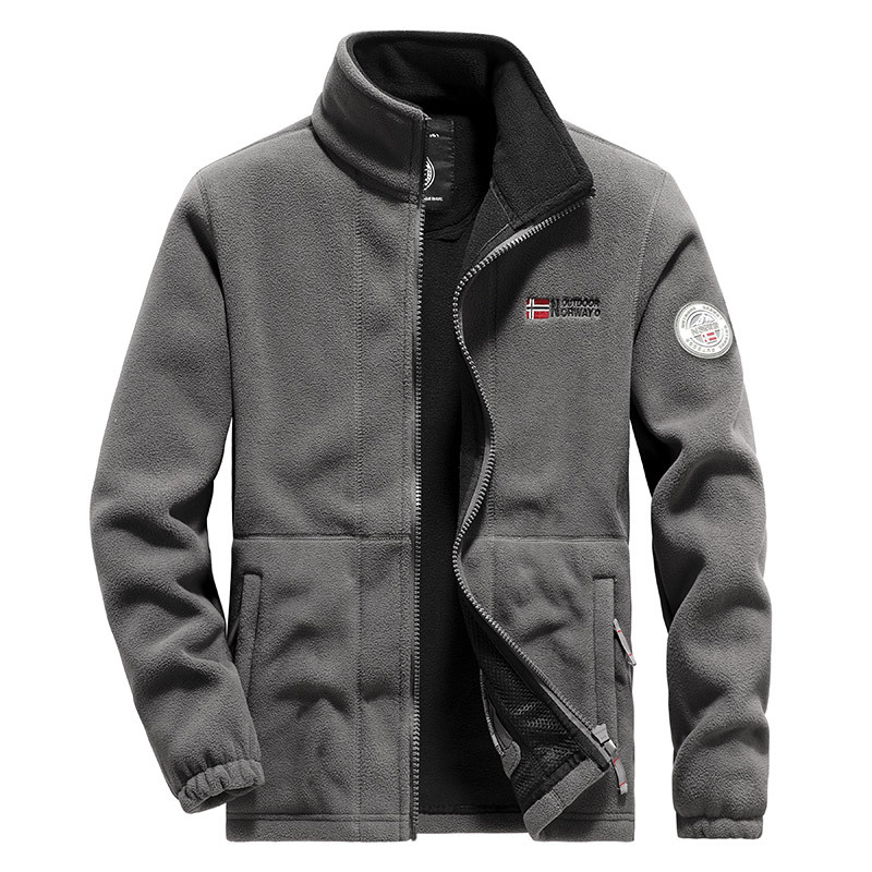GorgeousBen 2024 Soft non-shedding fleece warm fleece Comfortable and stylish men's coat.