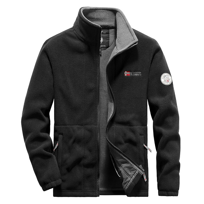 GorgeousBen 2024 Soft non-shedding fleece warm fleece Comfortable and stylish men's coat.