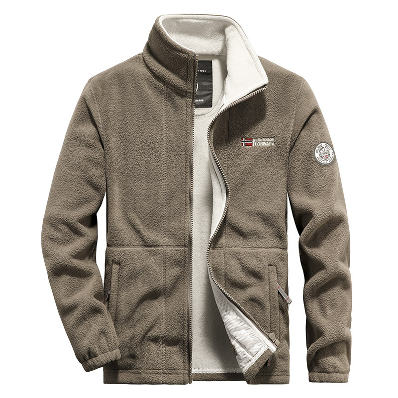 GorgeousBen 2024 Soft non-shedding fleece warm fleece Comfortable and stylish men's coat.