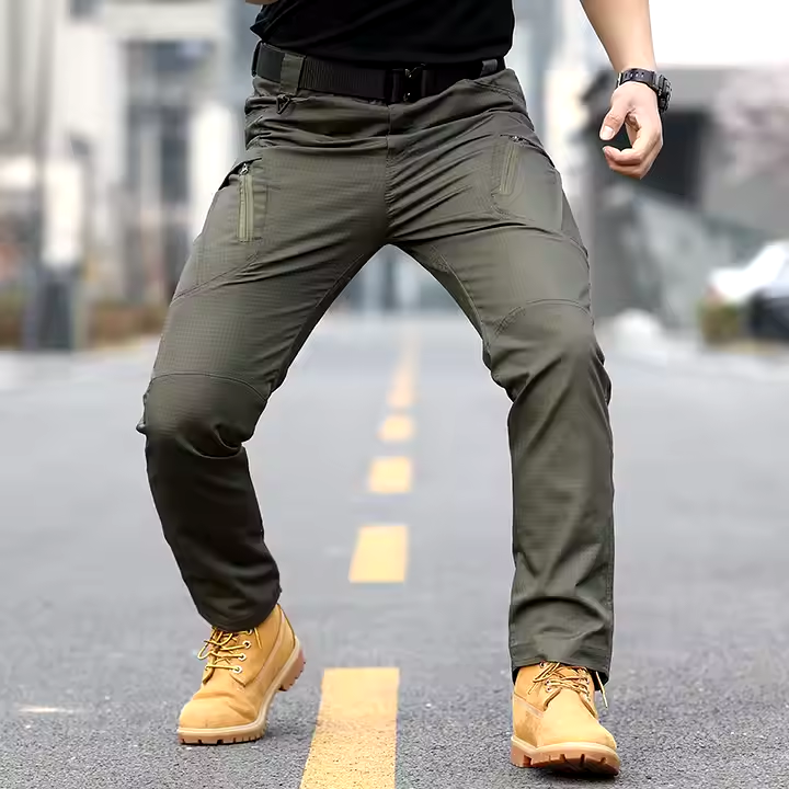 GorgeousBen Waterproof Rib Stop pant Hiking Hunting Worker Pants Multi Pockets Cargo outdoor Tactical Pants.