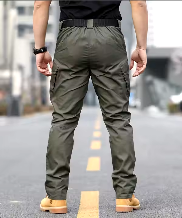 GorgeousBen Waterproof Rib Stop pant Hiking Hunting Worker Pants Multi Pockets Cargo outdoor Tactical Pants.