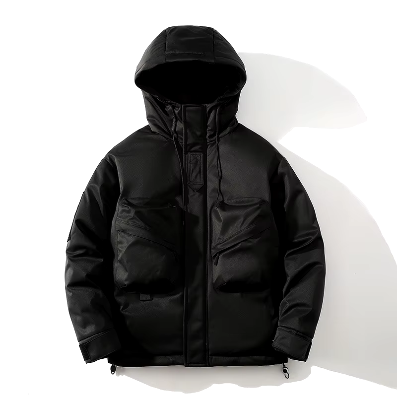 GorgeousBen  2024 Thicker Warm Hooded Winter Hiking Outdoor Jacket Qaterproof Windbreaker Coat.
