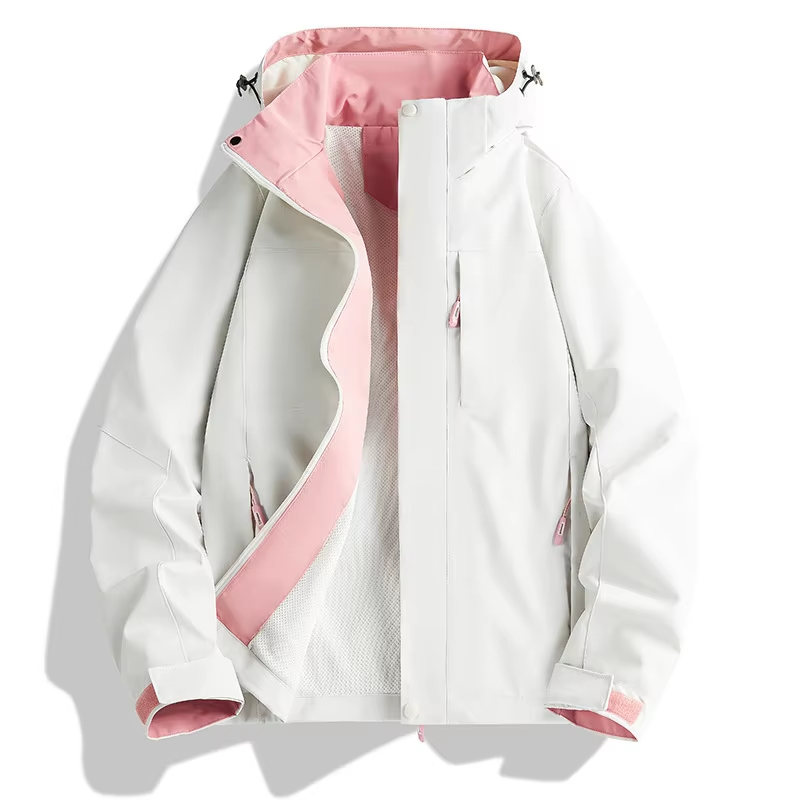 GorgeousBen New men's and women's waterproof and comfortable travel clothes, winter warm three in one casual wear.