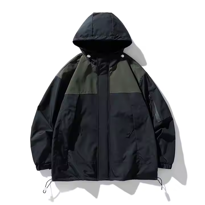 GorgeousBen Hot Selling Outdoor Waterproof Windproof Sprint Jacket with Detachable Cap Embroidered Technics Couple Mountaineering Suit Top.