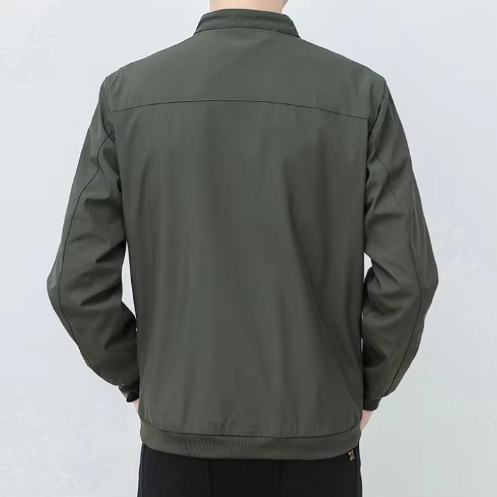 GorgeousBen Fashion slim coat men's jacket 2024new fashion brand autumn cardigan long sleeve stand collar casual loose jacket men sportswear.