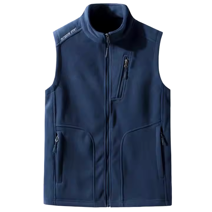 GorgeousBen  Workwear Uniform Polyester Windproof Sleeveless Unisex Winter Micro Polar Fleece Men Vest.