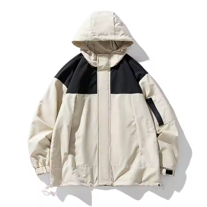 GorgeousBen Hot Selling Outdoor Waterproof Windproof Sprint Jacket with Detachable Cap Embroidered Technics Couple Mountaineering Suit Top.