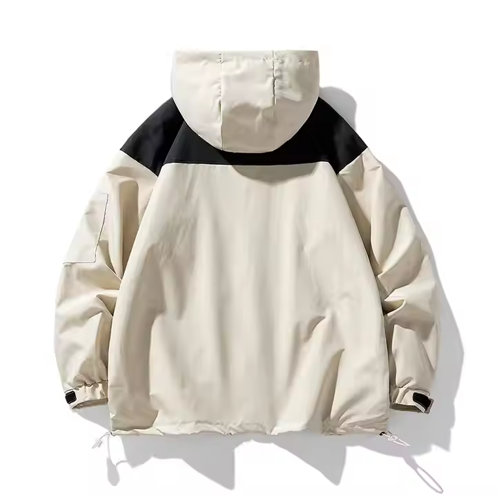 GorgeousBen Hot Selling Outdoor Waterproof Windproof Sprint Jacket with Detachable Cap Embroidered Technics Couple Mountaineering Suit Top.