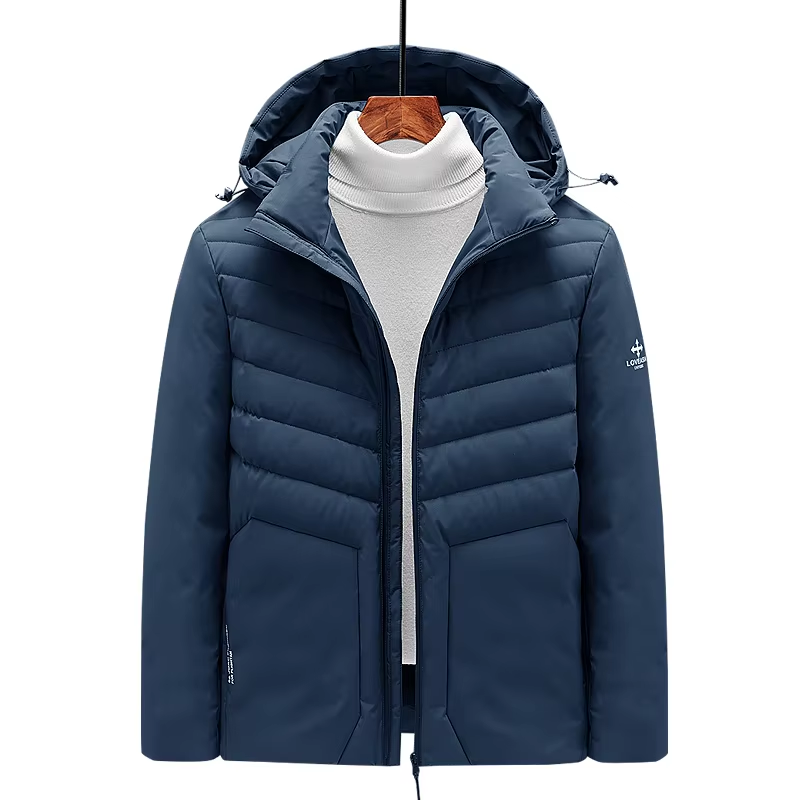 GorgeousBen Custom European Logo Men's Plus Size Hooded 290 Wearable Casual Style Zipper Closure Drum.