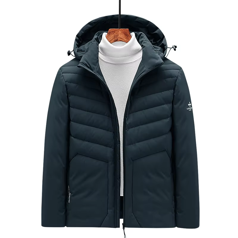 GorgeousBen Custom European Logo Men's Plus Size Hooded 290 Wearable Casual Style Zipper Closure Drum.