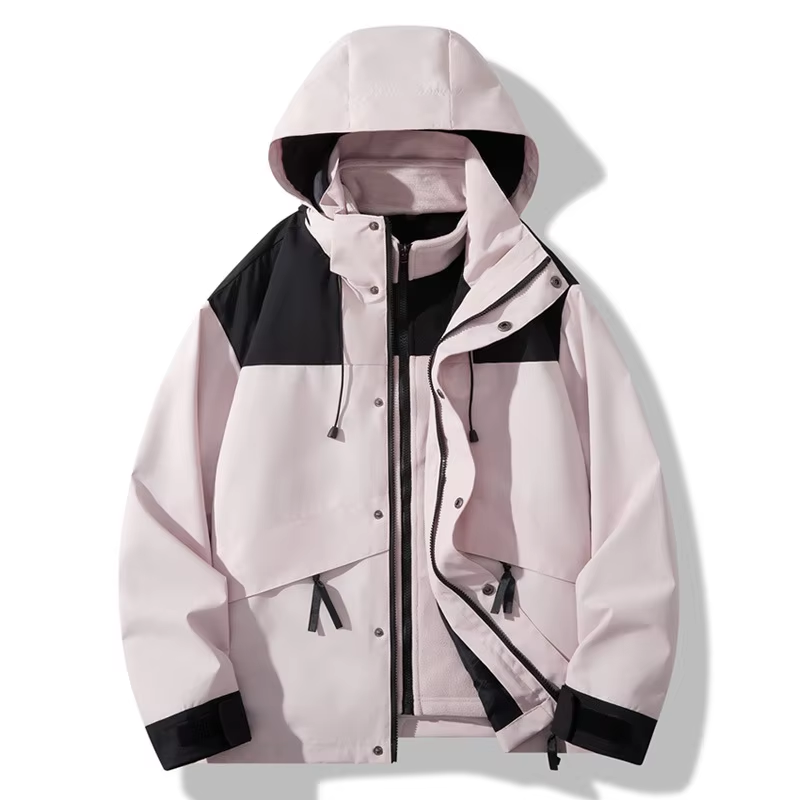 GorgeousBen Outerwear Jacket Multifunctional Outdoor Thermal Jacket Hooded Waterproof Windproof Outdoor Jacket.