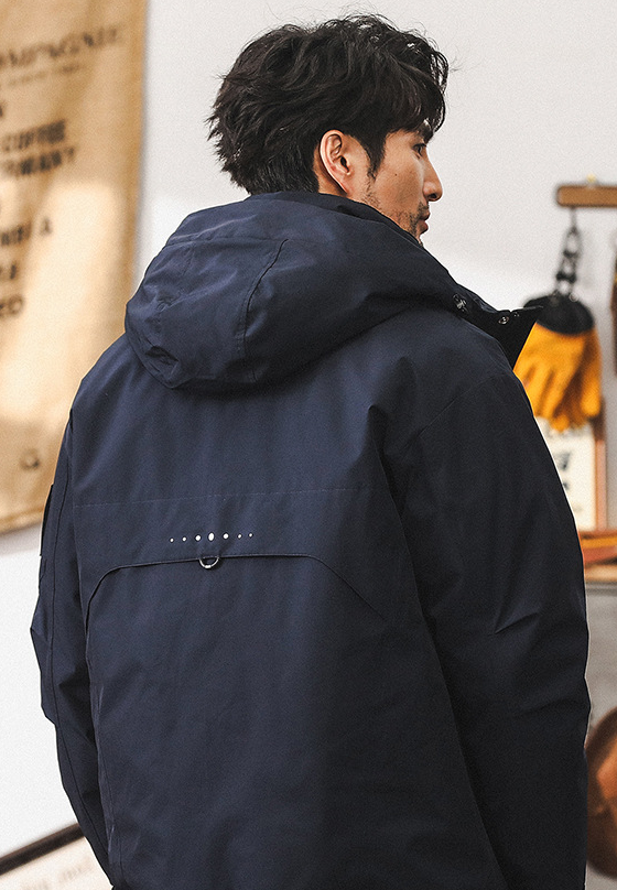 GrogeousBen Tooling down jacket men winter thickening 2024 new outdoor hooded coat men autumn and winter.
