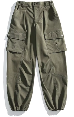 GrogeousBen 2024 Windproof and waterproof outdoor functional cargo pants.