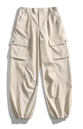 GrogeousBen 2024 Windproof and waterproof outdoor functional cargo pants.