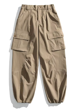 GrogeousBen 2024 Windproof and waterproof outdoor functional cargo pants.