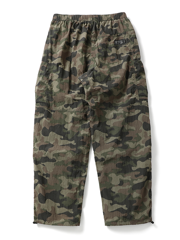 GrogeousBen Straight pants Quick dry camo pants for men.
