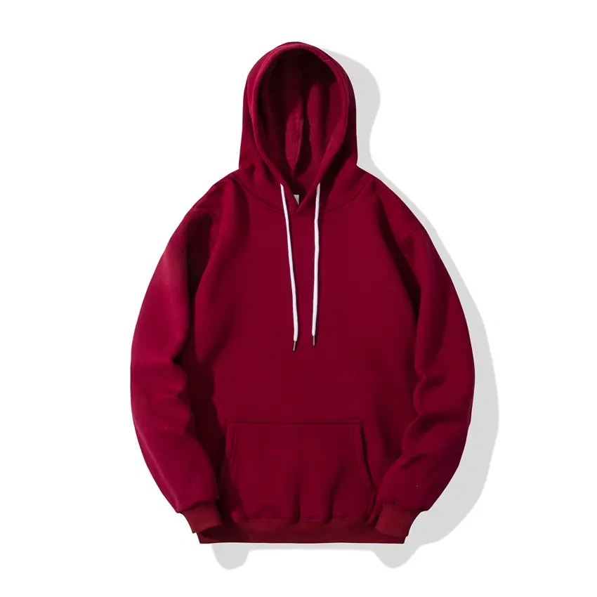 GorgeousBen long sleeve hooded t shirt plain black hoodie men's hoodies wholesale