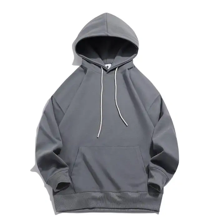 GorgeousBen Custom Men's Vintage Blank Plain Cotton Sweatshirt High Quality Men Hoodie with String