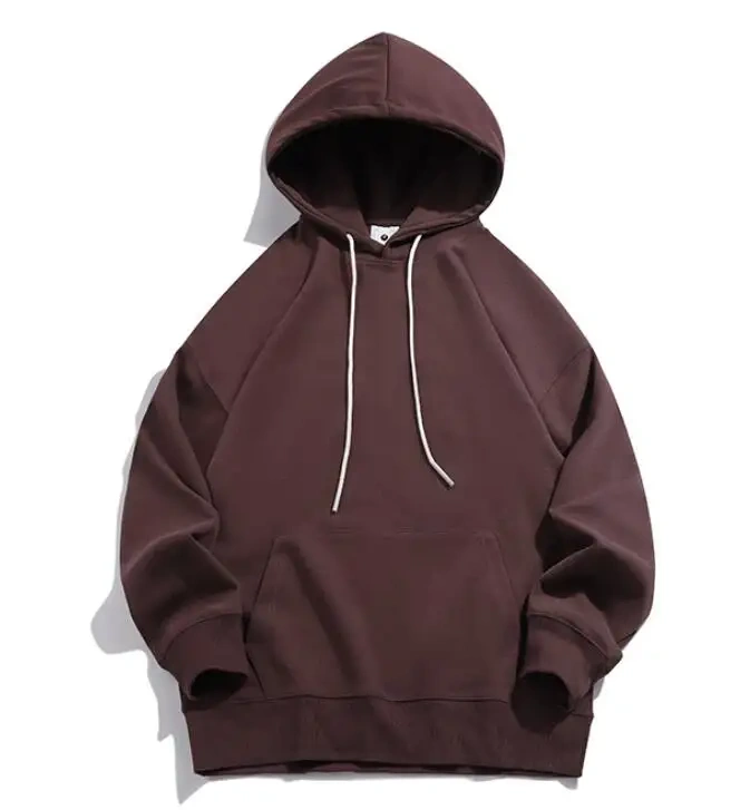 GorgeousBen Custom Men's Vintage Blank Plain Cotton Sweatshirt High Quality Men Hoodie with String