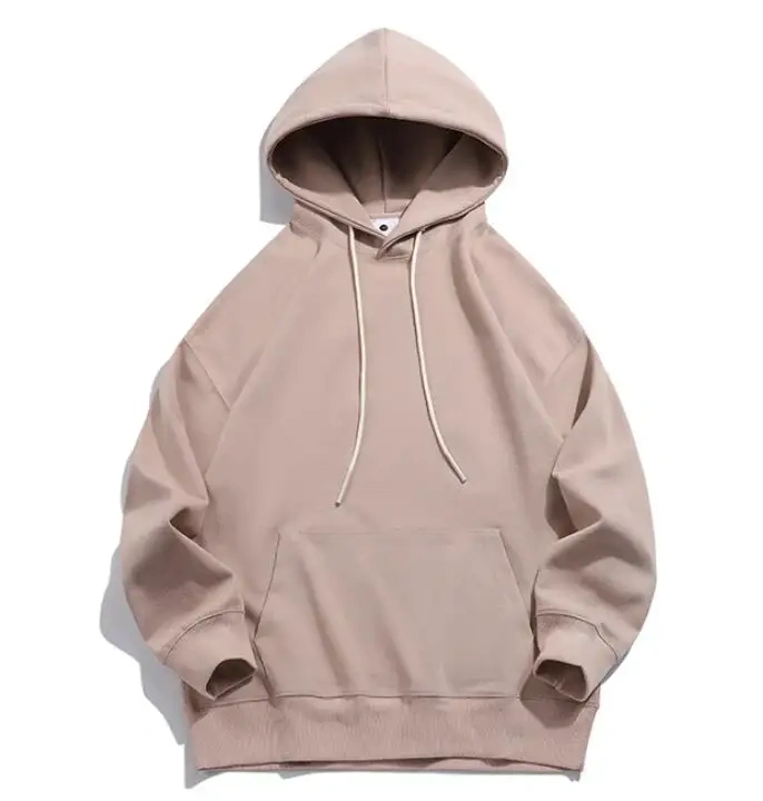 GorgeousBen Custom Men's Vintage Blank Plain Cotton Sweatshirt High Quality Men Hoodie with String