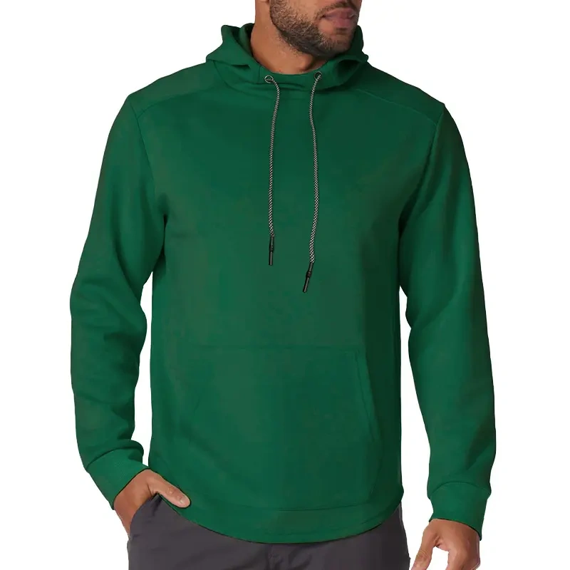 GrogeousBen Spring and autumn new men's sports hoodie men's loose long sleeve solid color breathable casual top hoodies.