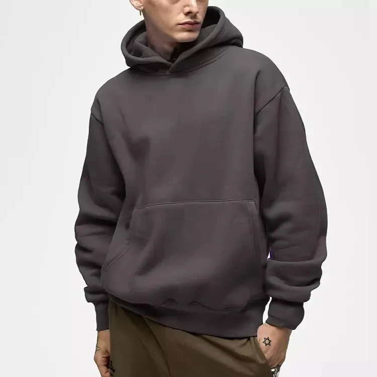 GrogeousBen High Quality Plain Custom Sport Wear Pullover Hoodies For Men Sweatshirt Blank Hoodie.
