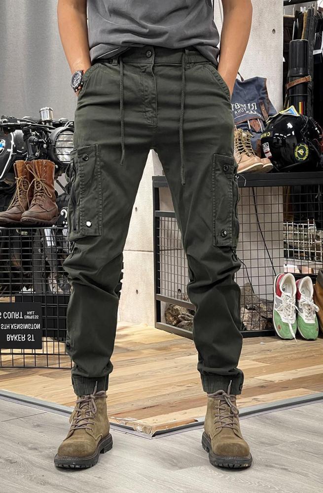 GrogeousBen 2024Spring and autumn cross border cargo pants men straight leg function outdoor tactical casual pants men girdle feet trousers men.