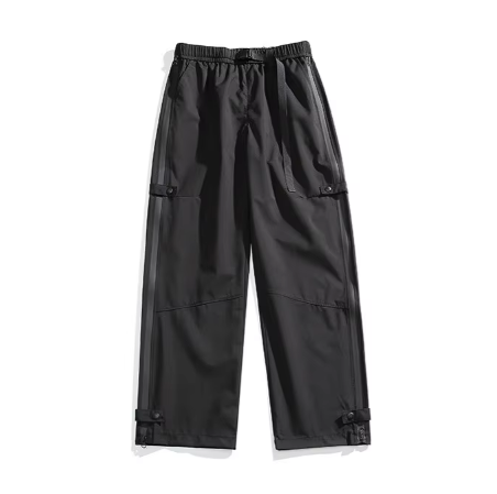 GorgeousBen High Quality Factory Wholesale Custom Logo 100% Polyester Multiple Pockets Elastic Waist Cargo Pants With Drawstring For Men.