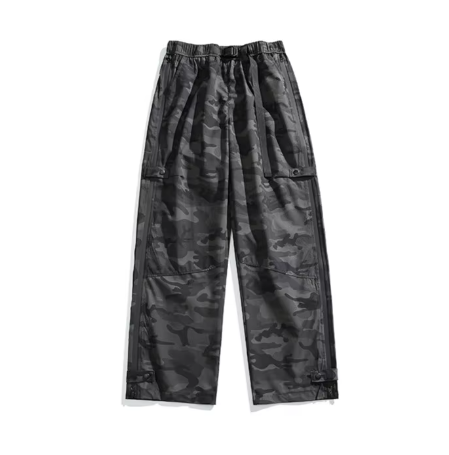GorgeousBen High Quality Factory Wholesale Custom Logo 100% Polyester Multiple Pockets Elastic Waist Cargo Pants With Drawstring For Men.
