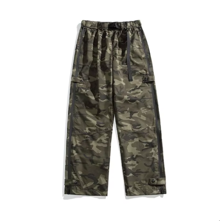 GorgeousBen High Quality Factory Wholesale Custom Logo 100% Polyester Multiple Pockets Elastic Waist Cargo Pants With Drawstring For Men.