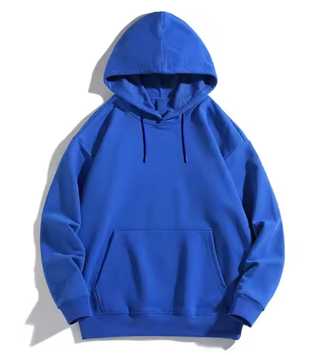 GrogeousBen Hot Sale Heavy-Weight Knitted Fleece Winter Hoodie Plus Size Customizable Pullover Embroidered O-Neck Oversized Solid Pattern