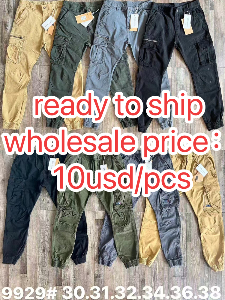 Stocks & ready to ship Long overalls men's pants.