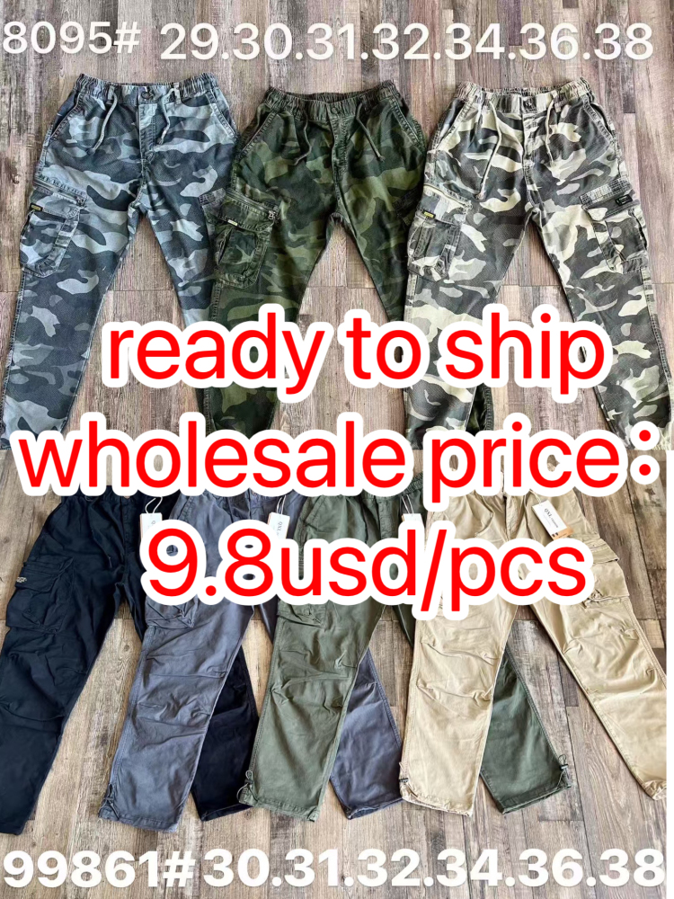 Stocks & ready to ship Long overalls men's pants.