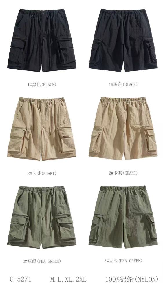 Stocks & ready to ship Short overalls men's pants.
