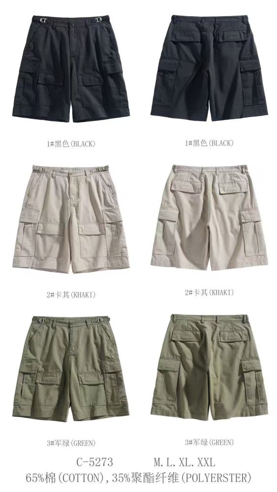 Stocks & ready to ship Short overalls men's pants.