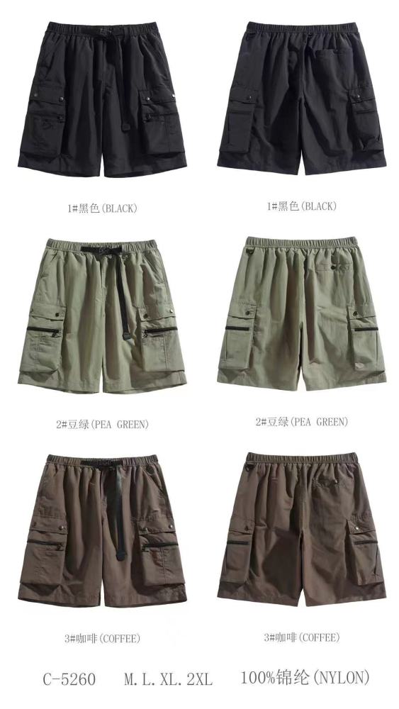 Stocks & ready to ship Short overalls men's pants.