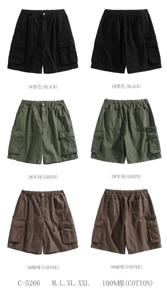 Stocks & ready to ship Short overalls men's pants.