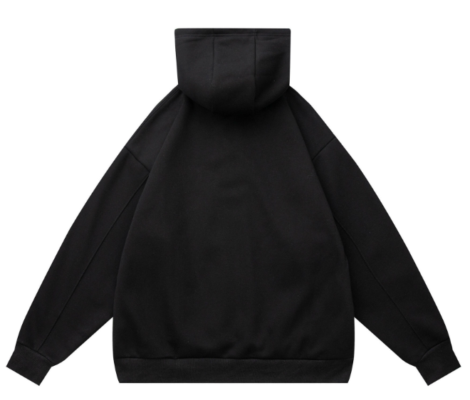 GrogeousBen 2024 New American Style Trendy 460g Heavyweight Fleece Lined Cardigan Sweatshirt for Men Autumn Winter Sportsed Zipper Jacket