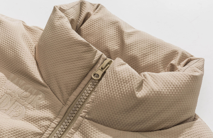 GrogeousBen Men's white duck down jacket, winter thickening warm vintage couple's coat.