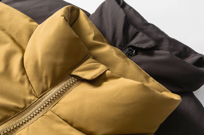GrogeousBen 2025 Winter Stand Collar Warm Men's Down Jacket Solid Color Men's Autumn Winter American Casual Coat